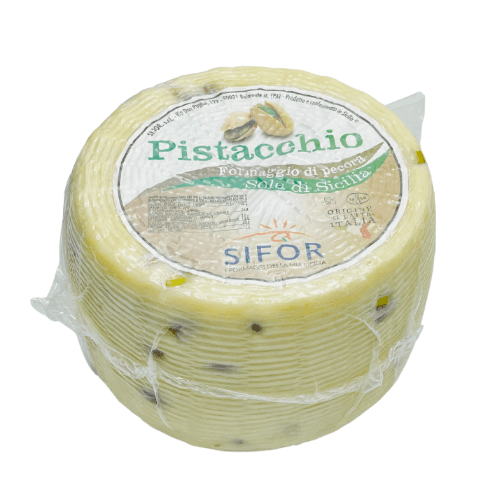 Sifor Primo Sale Sicilian Pecorino with Pistachio, 6 Lbs Cheese Sifor 