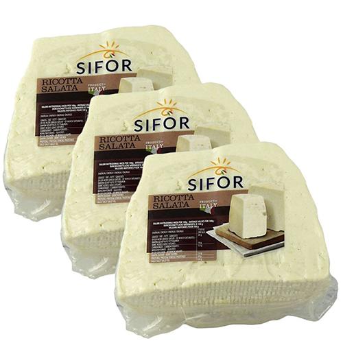 Sifor Ricotta Salata Peperoncino Wedge, 16.6 oz [Pack of 3] Cheese Sifor 