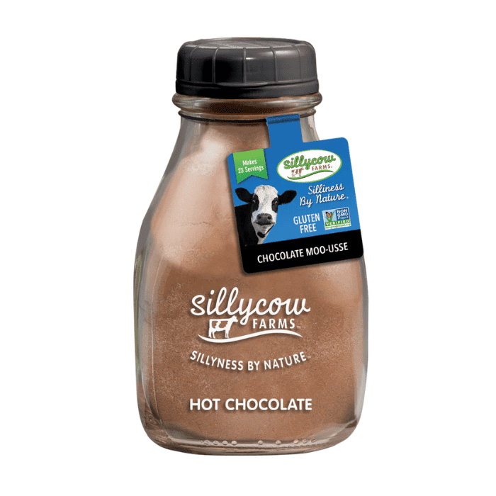 SillyCow Farms Moo-Usse Hot Chocolate, 16.9 oz Coffee & Beverages Sillycow Farms 