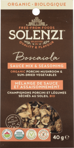 Solenzi Boscaiola Organic Porcini Mushroom Sauce Mix & Seasoning, 40g Sauces & Condiments Solenzi 