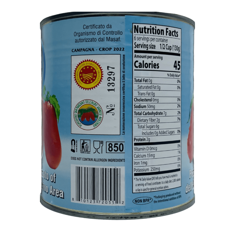 Song E Napule DOP San Marzano Peeled Tomatoes, 28 oz Fruits & Veggies vendor-unknown 