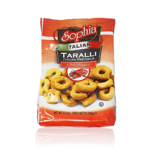 Sophia Chili Pepper Taralli, 8.8 oz Sweets & Snacks Sophia 