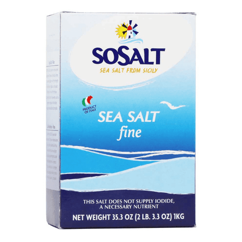 SoSalt Fine Sea Salt, 35.3 oz Pantry SoSalt 