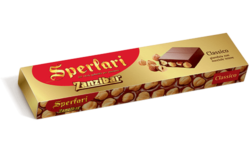 Sperlari Zanzibar Classic Chocolate with Hazelnuts, 8.7 oz