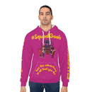 #SquadGoals Adventure Ted AOP Unisex Pullover Hoodie - Pink