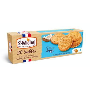 St Michel French Coconut Sables Cookies, 4.2 oz