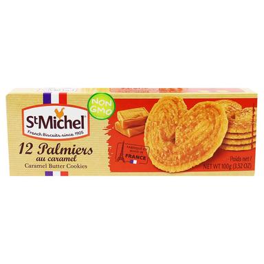 St Michel Palmier Caramel Butter Cookies, 3.5 oz