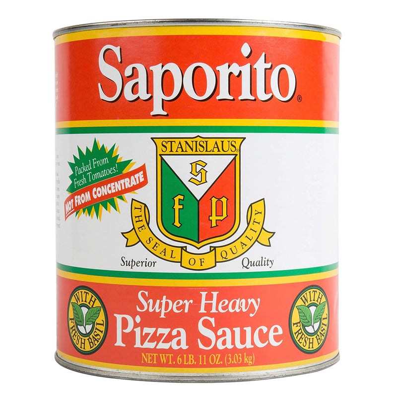 Stanislaus Saporito Super Heavy Pizza Sauce, 6.68 lbs