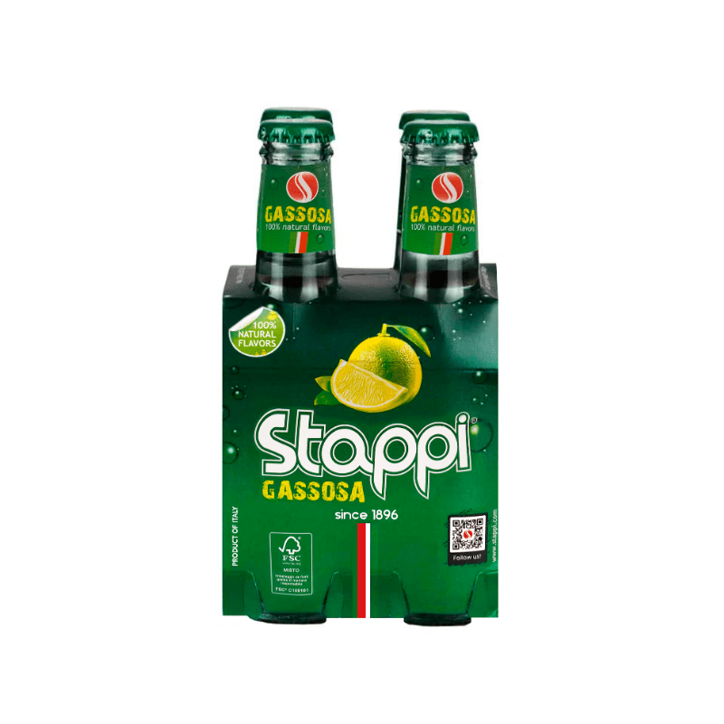 Stappi Gassosa, 6.3 oz (4 Bottles) Coffee & Beverages Stappi 