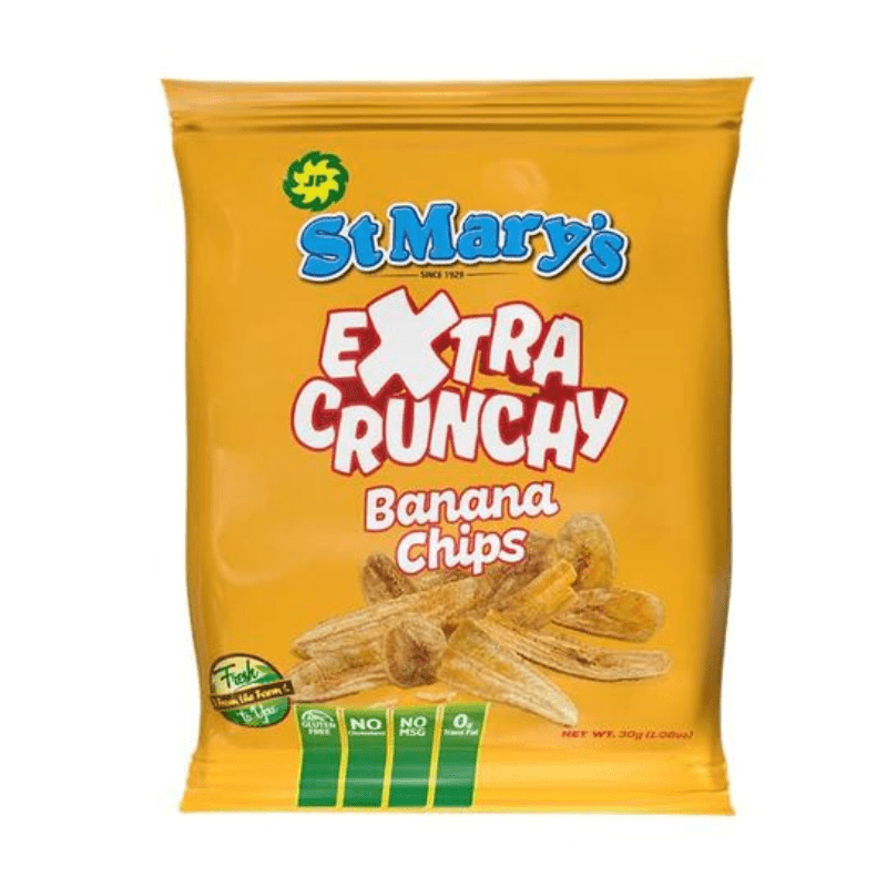 St.Mary’s Extra Crunchy Banana Chips, 1 oz Sweets & Snacks St Marys 