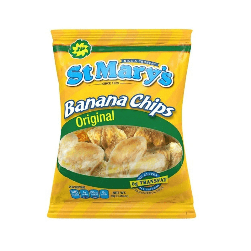 St.Mary’s Original Crunchy Banana Chips, 1 oz Sweets & Snacks St Marys 