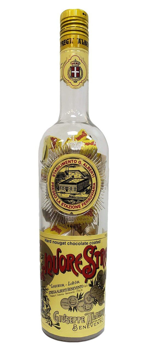 Strega Torroncini with Strega Liquore in Glass Bottle, 12.35 oz