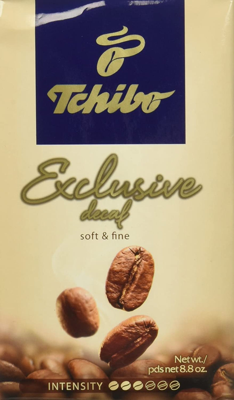 Tchibo Exclusive Decaf Ground Coffee, 8.8 oz Coffee & Beverages Tchibo 