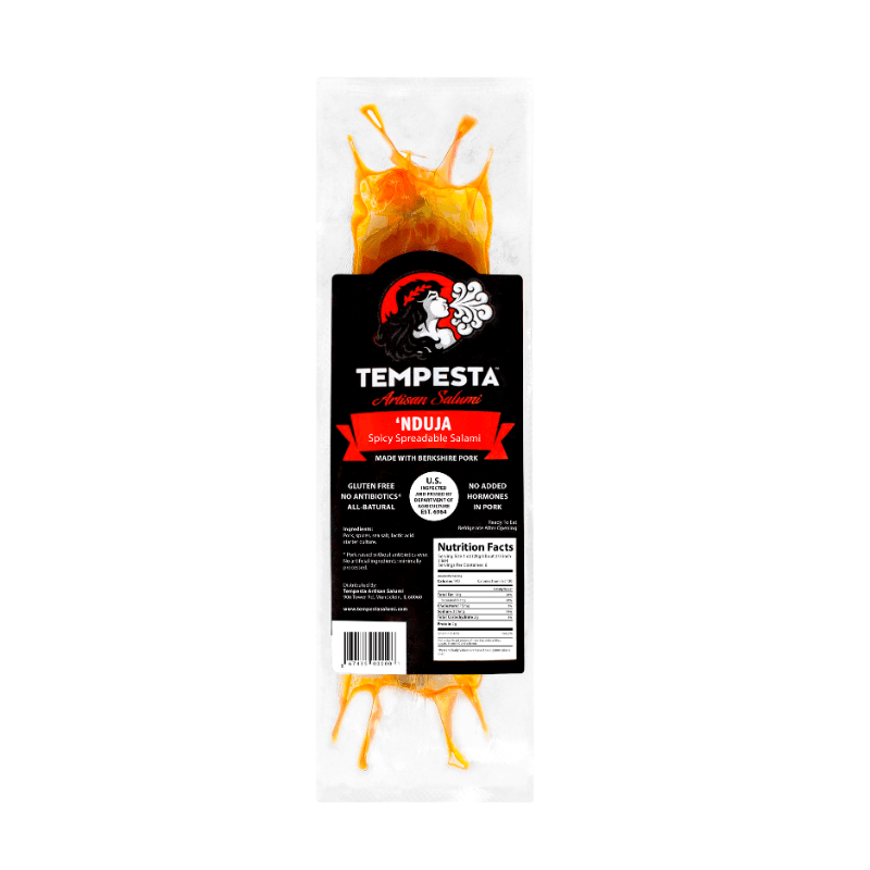 Tempesta Nduja Spreadable Spicy Salami 2 Pack, 4.5 oz Each