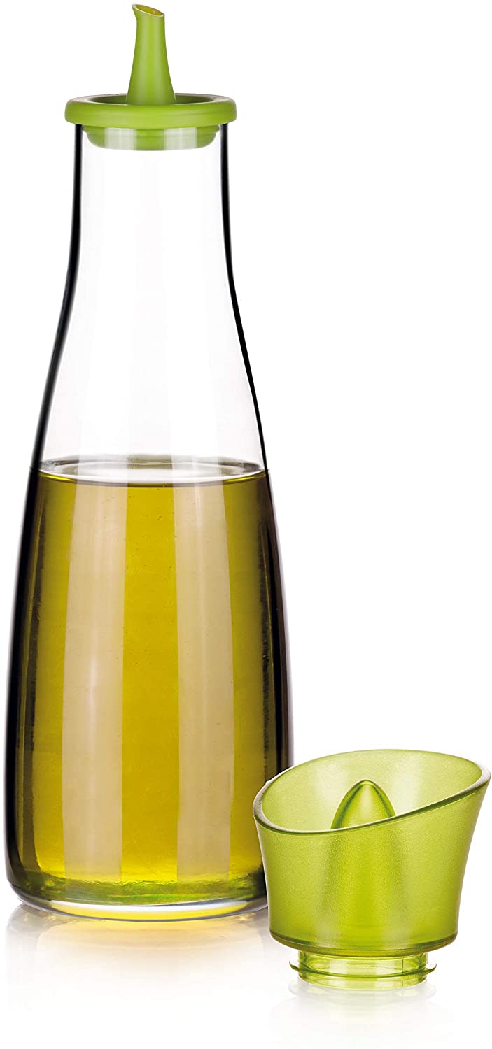 Tescoma Green Transparent Vitamino Oil Jar, 8.45 oz (250ml) Home & Kitchen Tescoma 