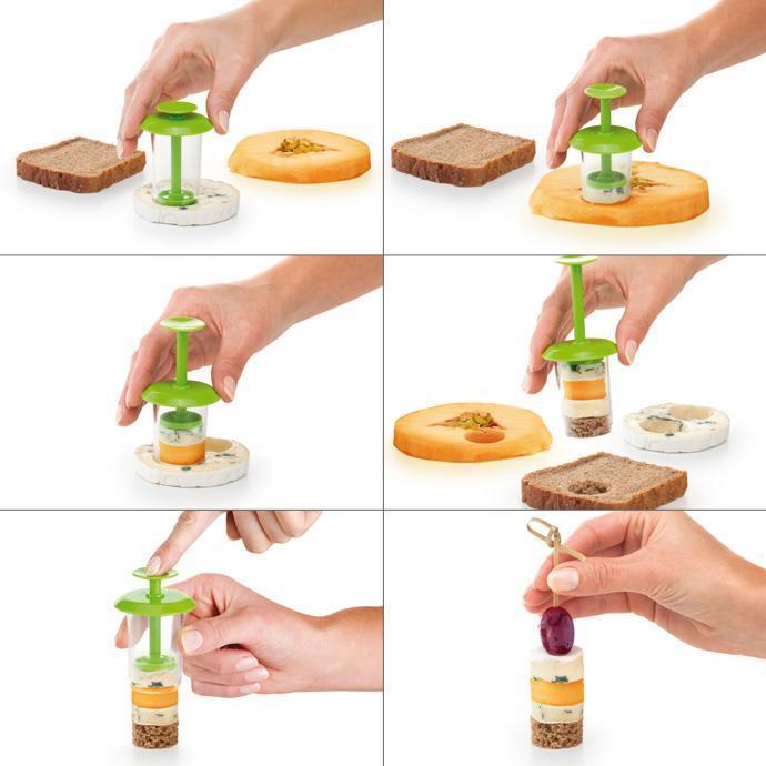 Tescoma Presto Foodstyle Canape Makers, 4 Shapes Home & Kitchen Tescoma 
