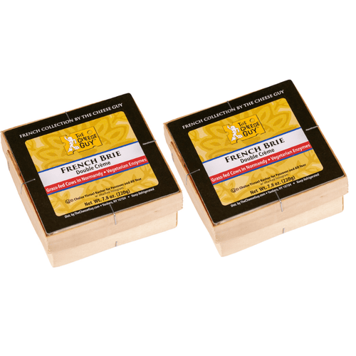 The Cheese Guy Kosher French Brie Cheese, 7.8 oz [Pack of 2] Cheese The Cheese Guy 