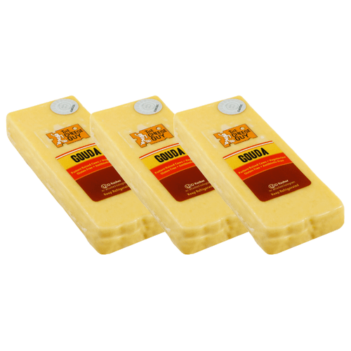 The Cheese Guy Kosher Gouda Cheese, 6.4 oz [Pack of 3] Cheese The Cheese Guy 