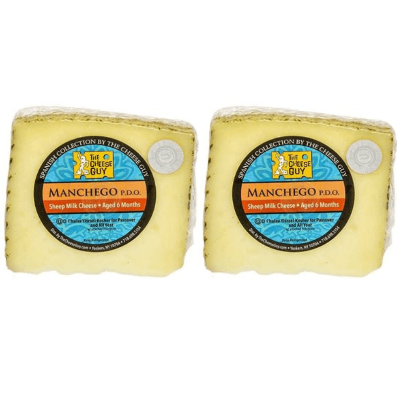 The Cheese Guy Kosher Manchego P.D.O Cheese, 6.4 oz [Pack of 2] Cheese The Cheese Guy 