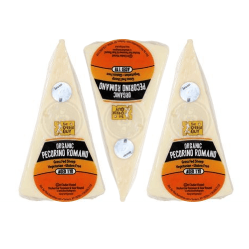The Cheese Guy Kosher Pecorino Romano Cheese, 6.4 oz [Pack of 3] Cheese The Cheese Guy 