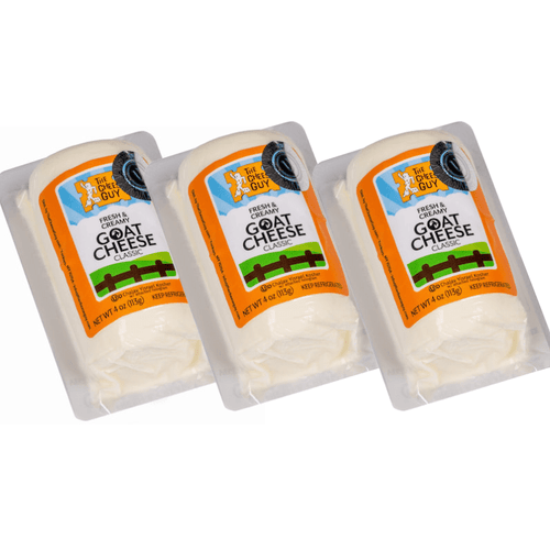 The Cheese Guy Kosher Plain Goat Cheese, 4 oz [Pack of 3] Cheese The Cheese Guy 