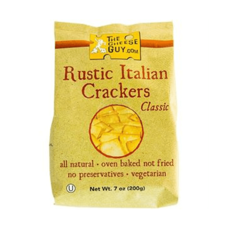 The Cheese Guys Rustic Italian Classic Crackers, 7 oz Sweets & Snacks The Cheese Guy 