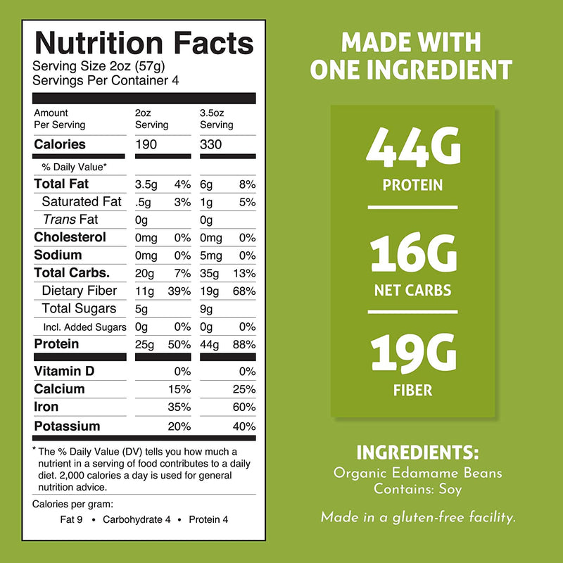 The Only Bean Organic Edamame Spaghetti, 8 oz Pasta & Dry Goods The Only Bean 