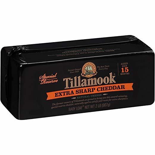 Tillamook Cheese Extra Sharp Yellow Cheddar - 2 lbs