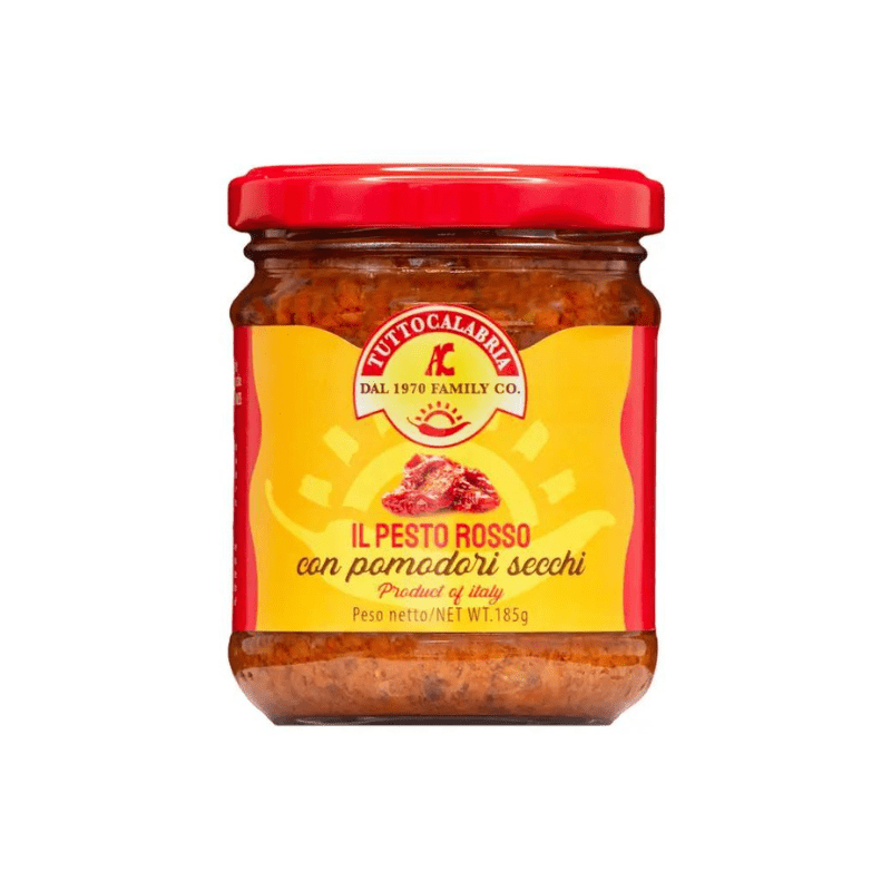 Tutto Calabria Red Pesto with Dried Tomatoes & Pine Nuts, 6.5 oz Sauces & Condiments Tutto Calabria 