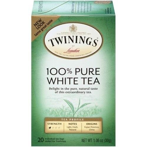 Twinings 100% Pure White Bagged Tea - 20 Count