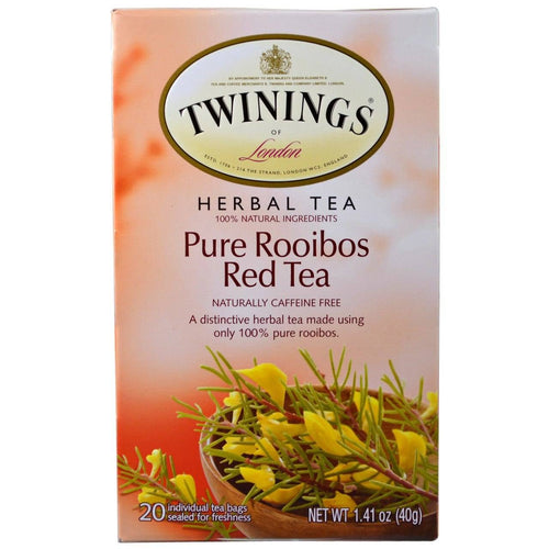 Twinings Herbal Tea African Rooibos Red Bush Tea 20 Bags, 1.41 oz