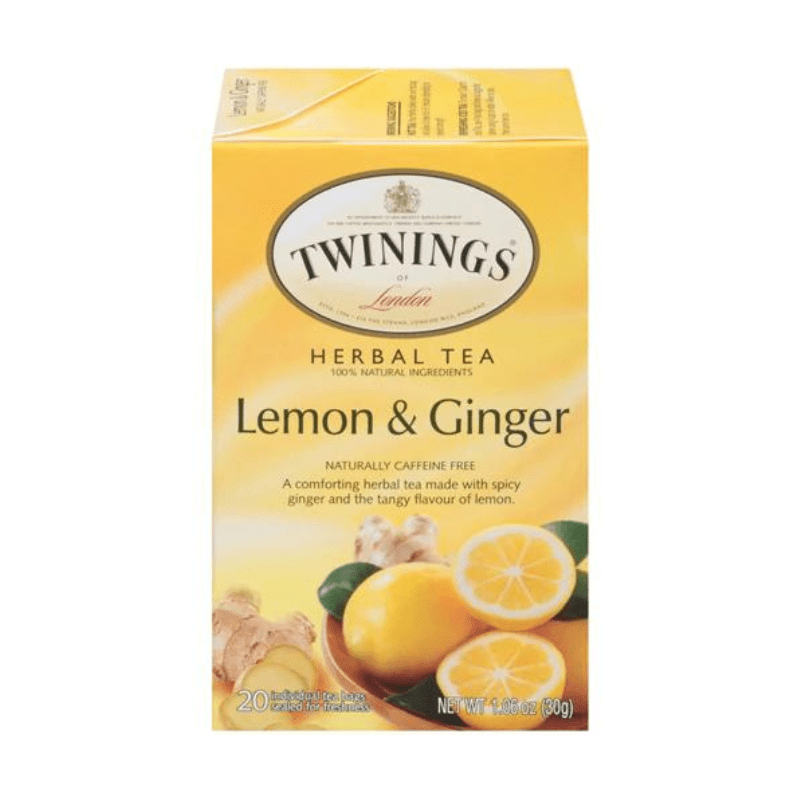 Twinings Lemon and Ginger Tea, 20 Count Coffee & Beverages Twinings 