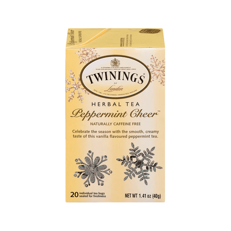 Twinings Peppermint Cheer Tea 20 Bags, 1.41 oz Coffee & Beverages Twinings 