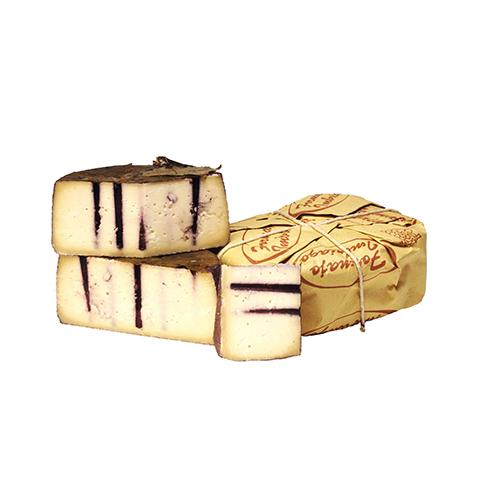 Ubriacone Wine Striped Italian Cheese, 5 lb. Cheese Mitica 