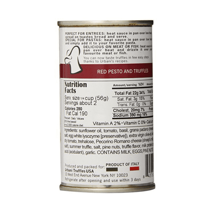 Urbani Truffle Thrills Red Pesto & Truffles, 6.4 oz Sauces & Condiments Urbani 