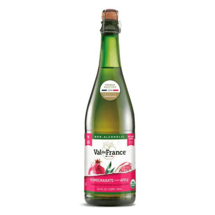 Val de France Organic Sparkling Apple Pomegranate Juice, 25.4 oz Coffee & Beverages Val de France 