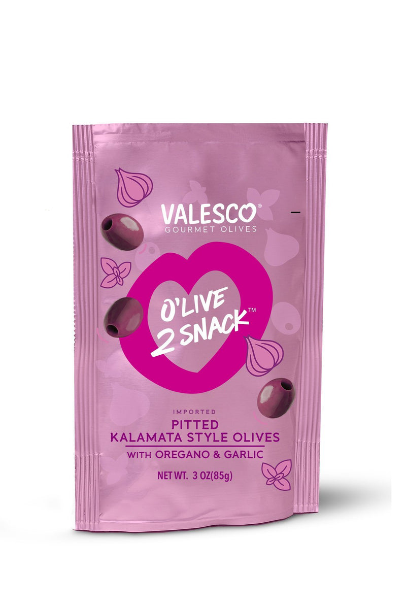 Valesco Oregano and Garlic Pitted Kalamata O'lives 2 Snack, 3 oz Olives & Capers Valesco 