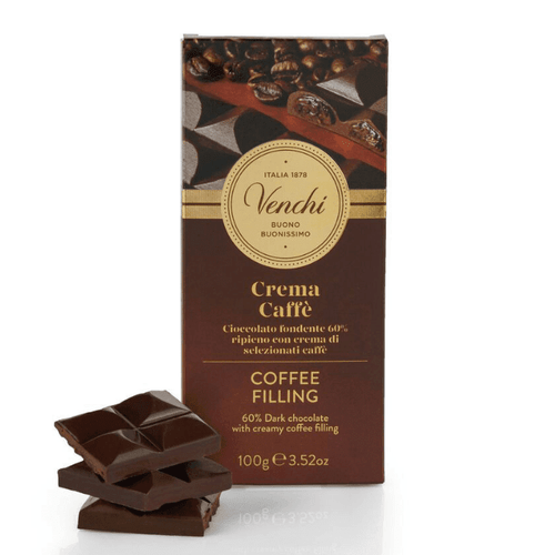Venchi Dark Chocolate with Coffee Filling Chocolate Bar, 3.5 oz Sweets & Snacks Venchi 