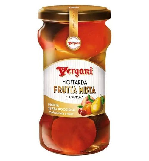 Vergani Mostarda Mixed Fruit Chutney Jar, 14.11 oz (400 g) Sweets & Snacks Vergani 