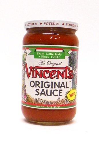 Vincent's Original Sauce Hot, 16 oz