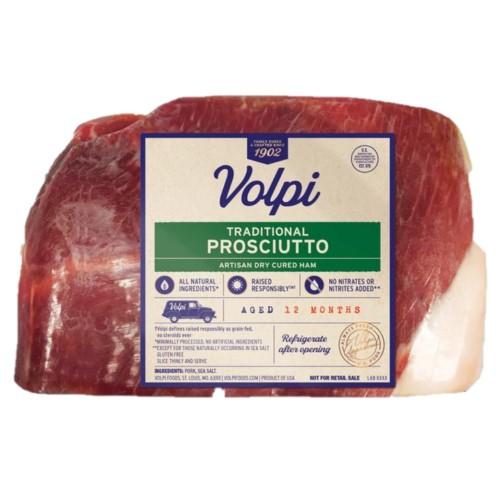 Volpi Boneless Prosciutto Halves, 5.5 lb. (Refrigerate after opening) Meats Volpi 