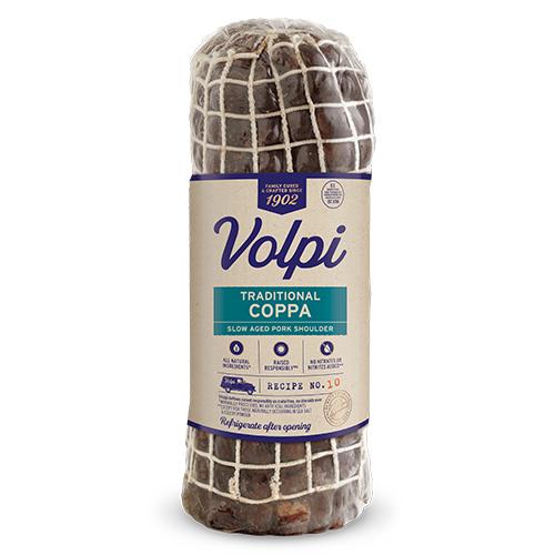 Volpi Dry Cured Sweet Coppa, 3 lb. (Refrigerate after opening) Meats Volpi 