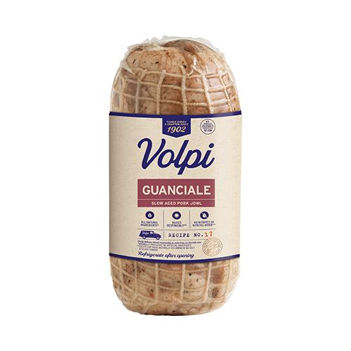 Volpi Guanciale, 3 lb. (Refrigerate after opening) Meats Volpi