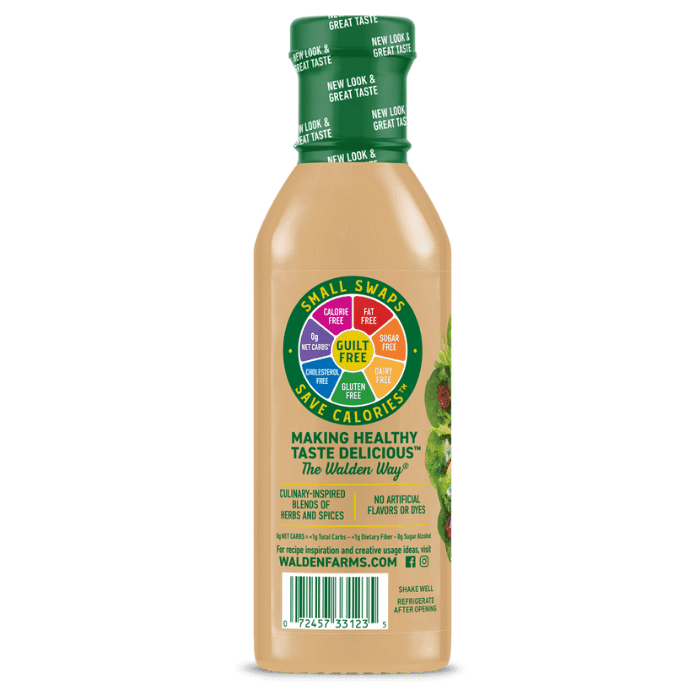 Walden Farms Calorie Free Pear & White Balsamic Vinaigrette, 12 oz Oil & Vinegar Walden Farms 