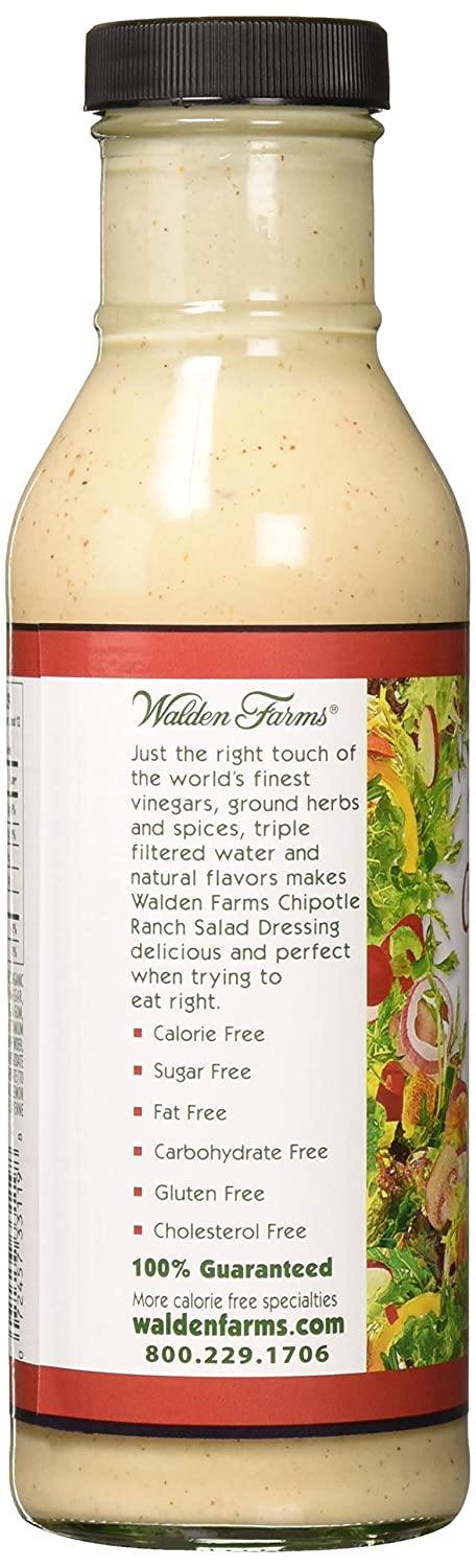 Walden Farms Chipotle Ranch Dressing, 12 oz Sauces & Condiments Walden Farms 
