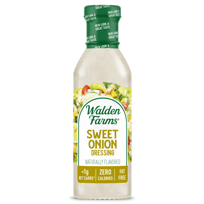 Walden Farms Sweet Onion Dressing, 12 oz Sauces & Condiments Walden Farms 