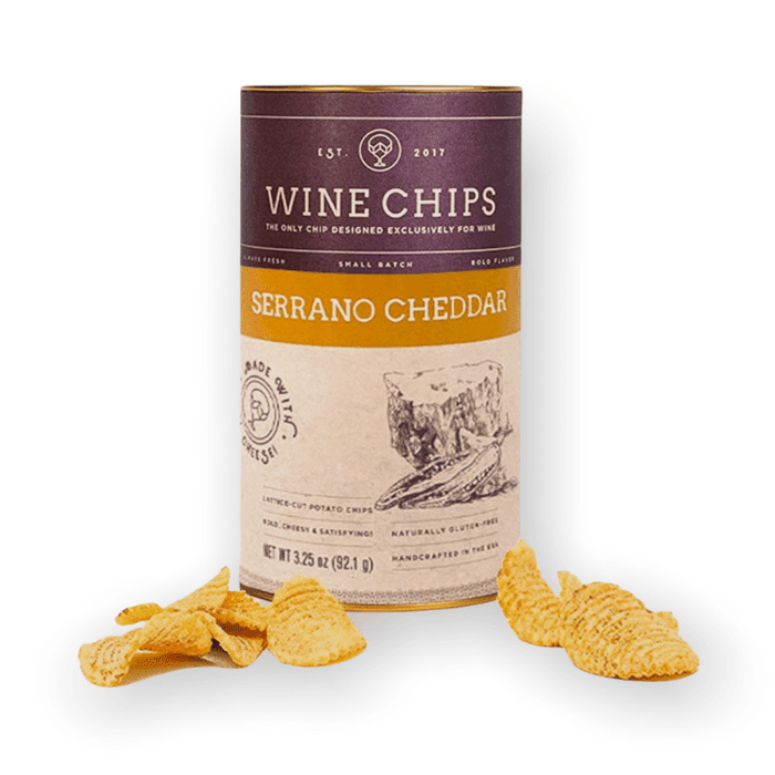 Wine Chips Serrano Cheddar, 3 oz Sweets & Snacks Wine Chips 