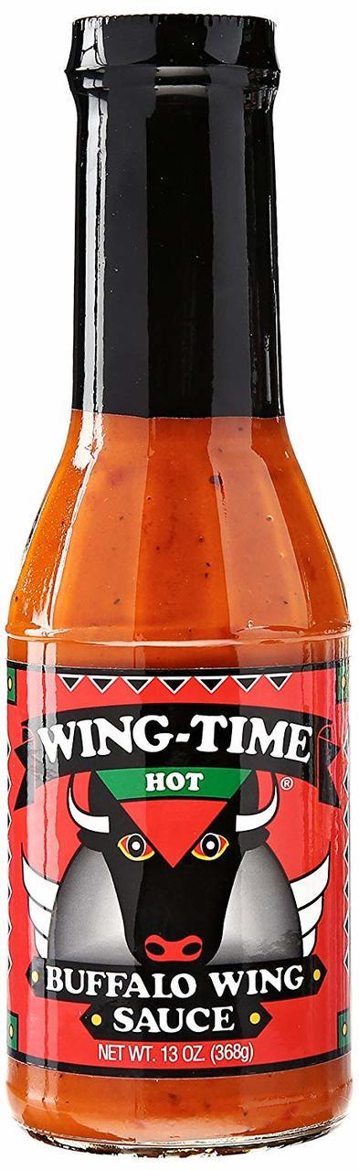 Wing Time Hot Buffalo Wing Sauce, 13 oz
