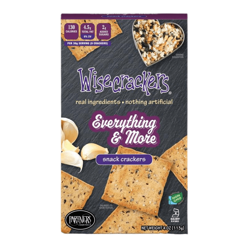 Wisecracker Everything & More Snack Crackers, 4 oz Sweets & Snacks Partners 