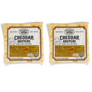 Wood River Black Truffle Cheddar Gruyere Merken Spice, 8 oz [PACK of 2] Cheese Wood River Creamery 
